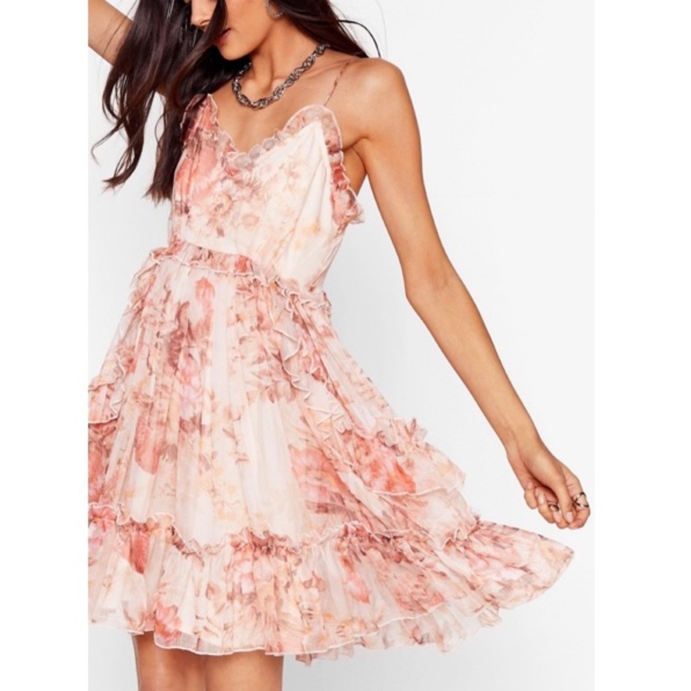 Floral Ruffle Dress